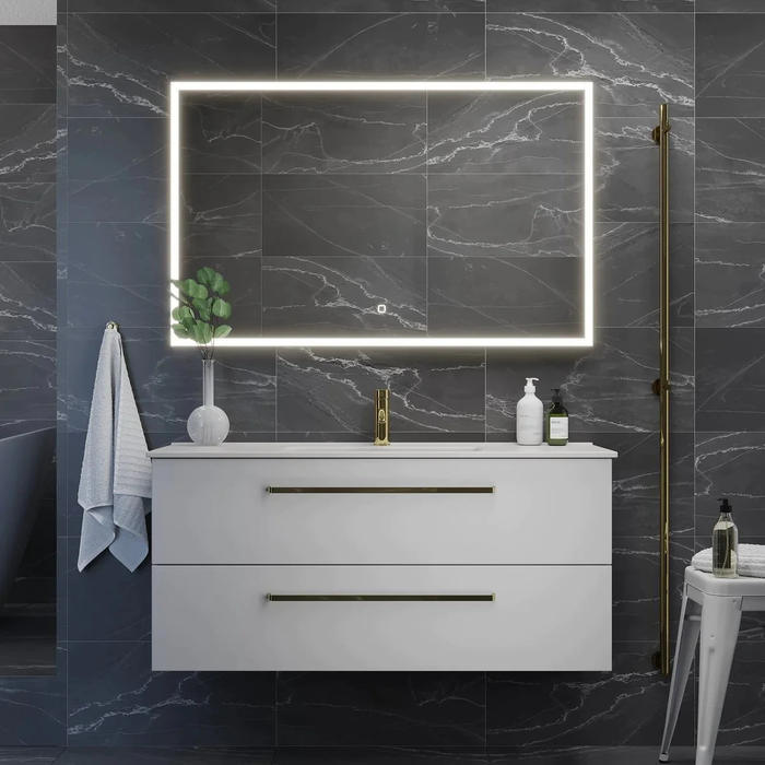 Veggli Bathroom Furniture, matt white