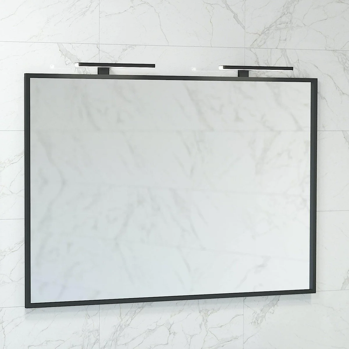 Borgsted Square Mirror with black frame