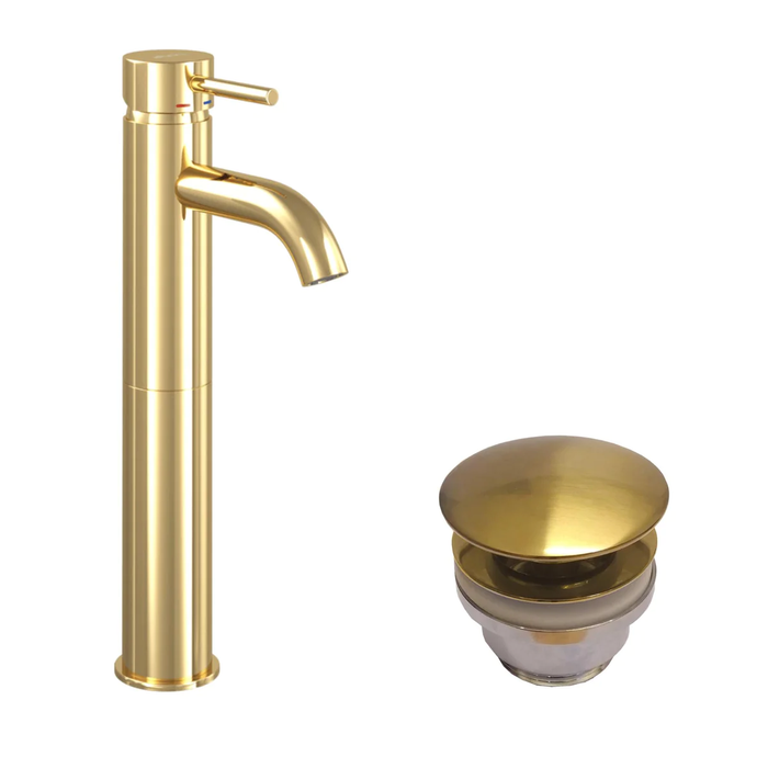 Dragør Tall Wash Basin Mixer + Rødby pop-up waste