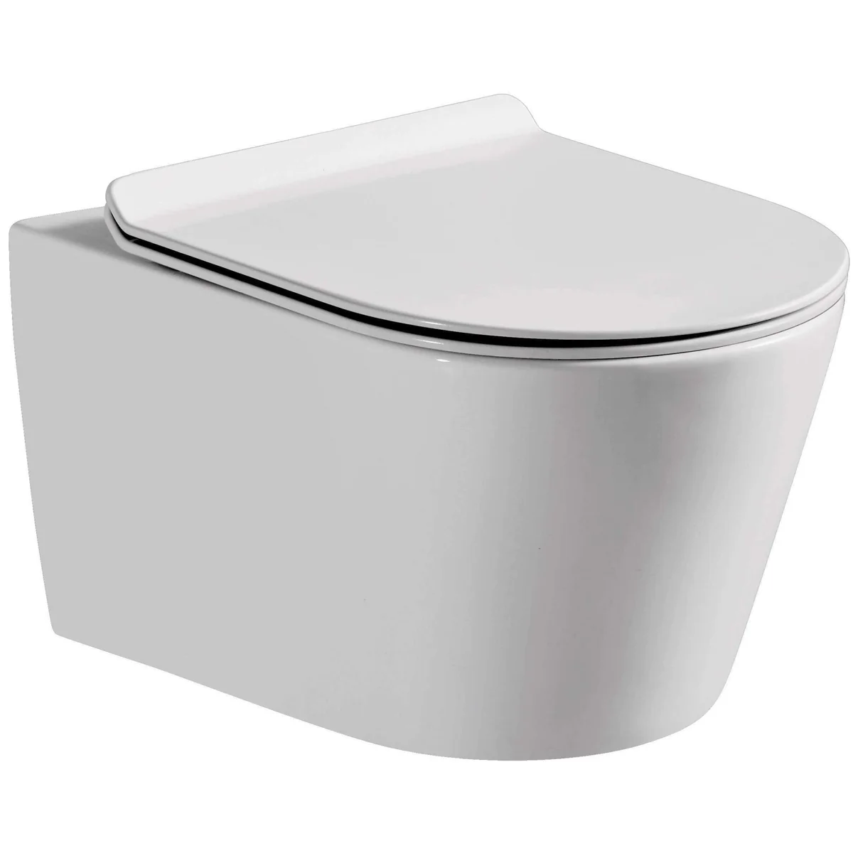 Viksdalen Wall-Hung Toilet, Round