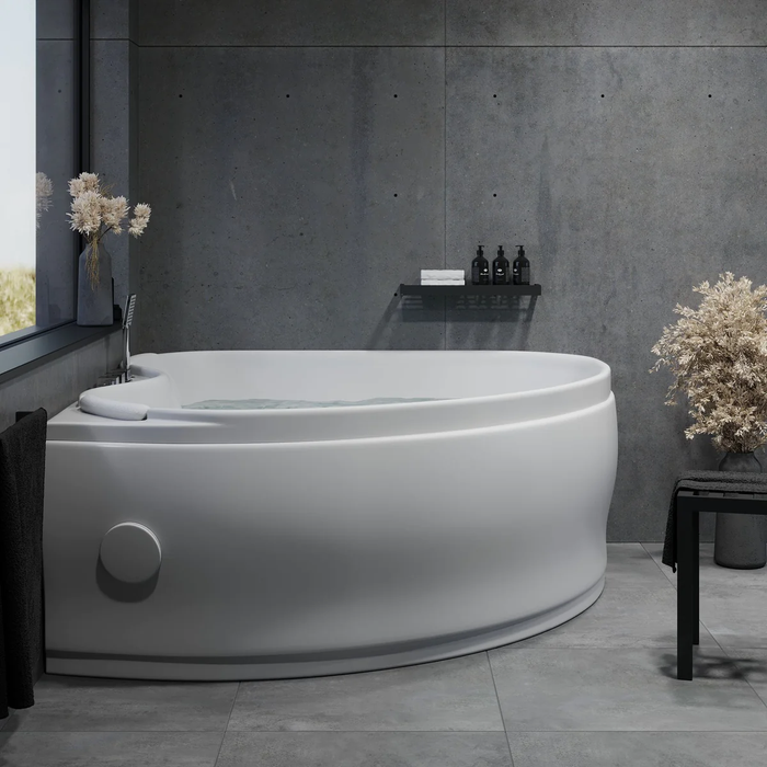 Ærø 150x150 cm massage bathtub hydro+air