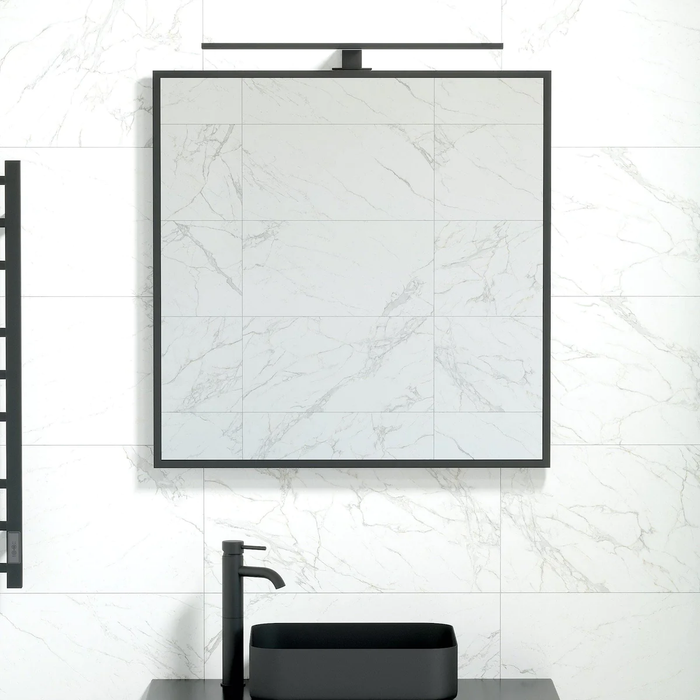 Borgsted Square Mirror with black frame