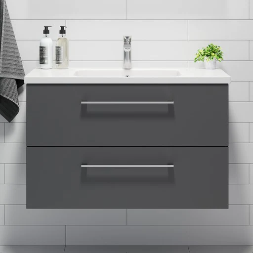 Melhus Bathroom Furniture, Anthracite grey