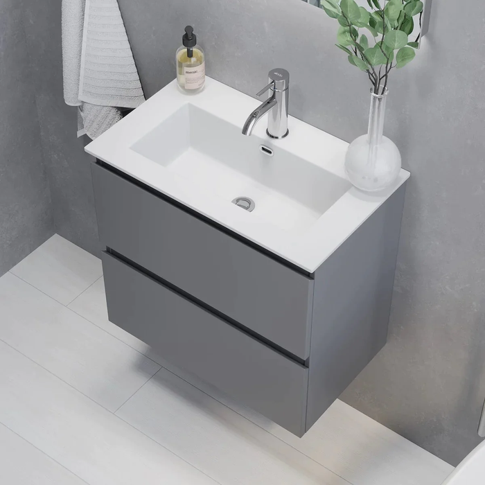 Sandshamn Slimline Bathroom Furniture, matt grey