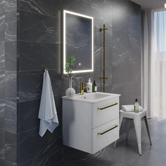 Veggli Bathroom Furniture, matt white