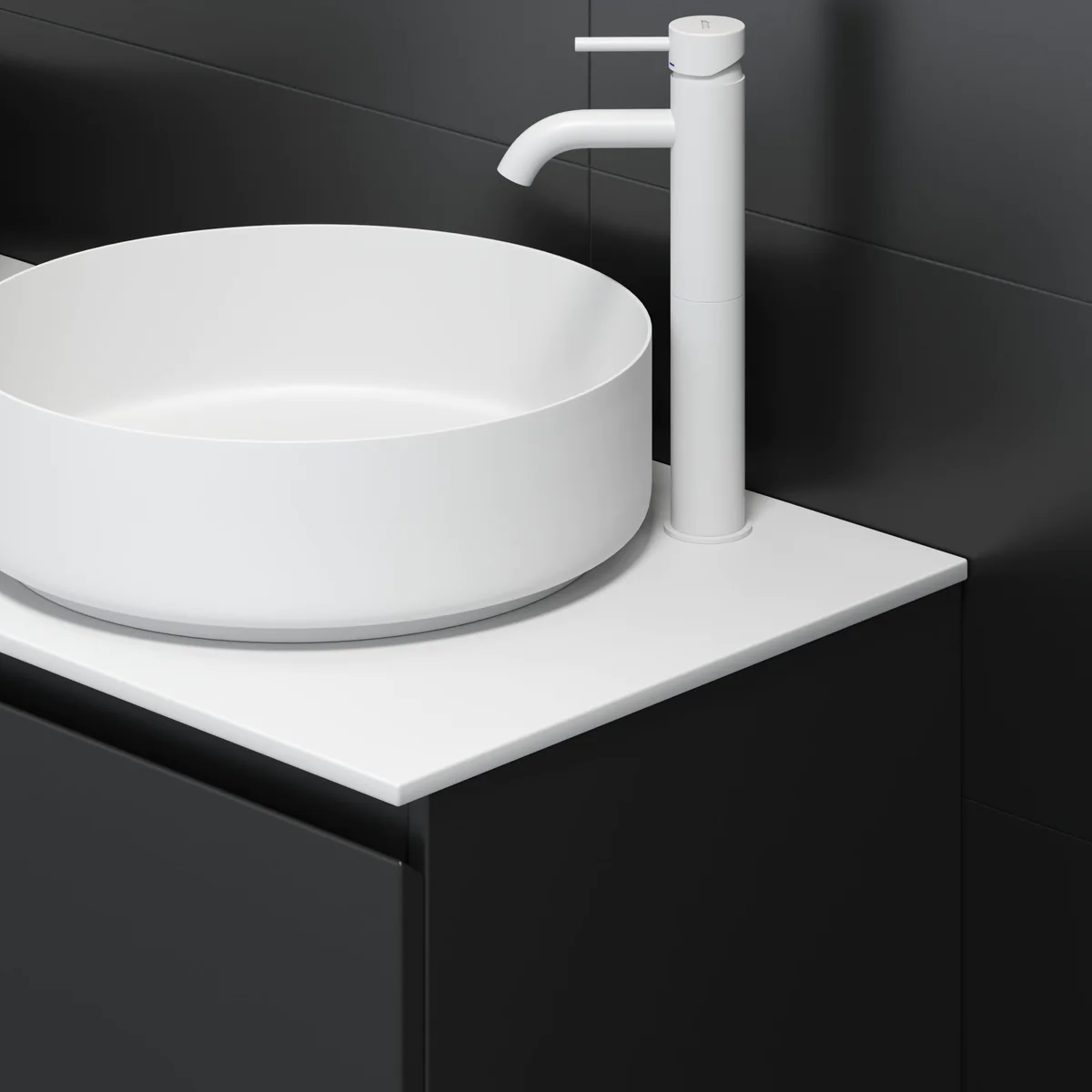 Dragør Tall Wash Basin Mixer + Rødby pop-up waste