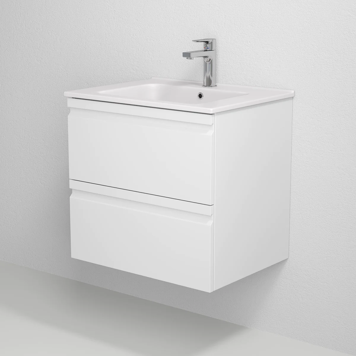 Klokkarvik Bathroom Furniture, white gloss