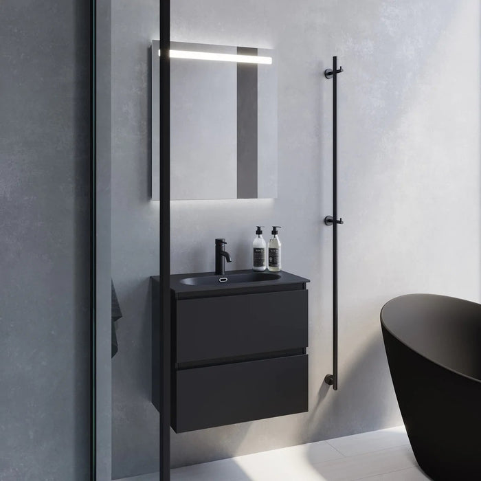 Skagen Slimline Bathroom Furniture, matt black