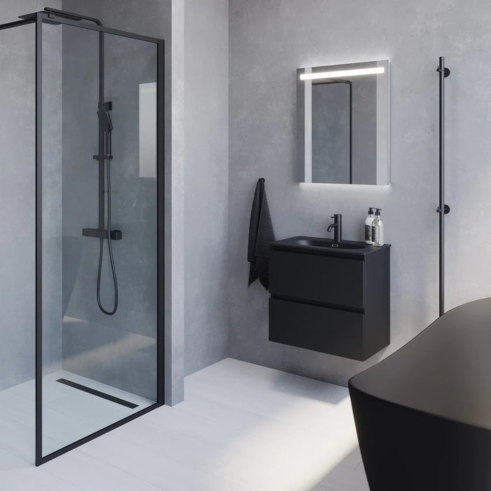 Skagen Slimline Bathroom Furniture, matt black