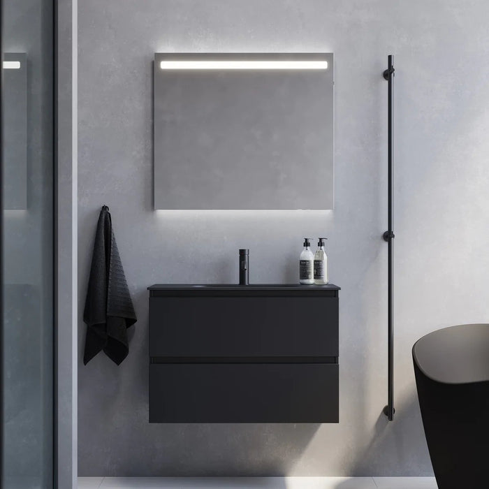 Skagen Slimline Bathroom Furniture, matt black